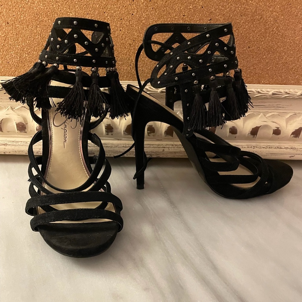 Jessica Simpson Fringe Sandals